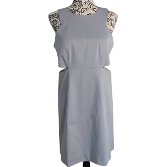 ba&sh Jolia Dress Coquette NYE Women 8 L Blue Cut Out Sleeveless New With Tags - Picture 2 of 15